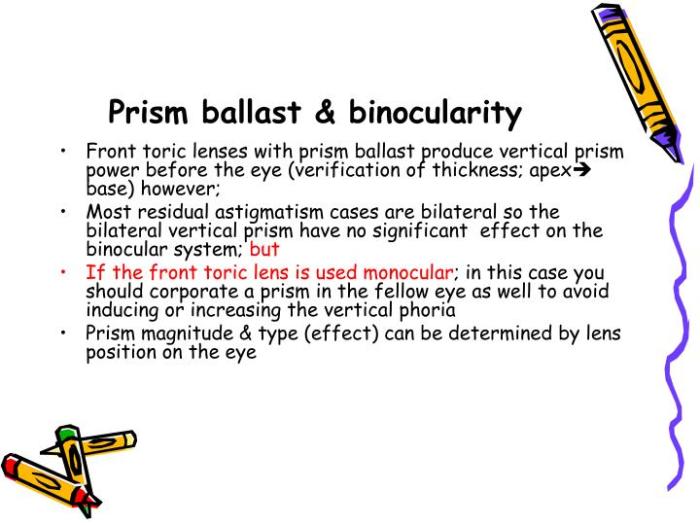 What is a prism ballast