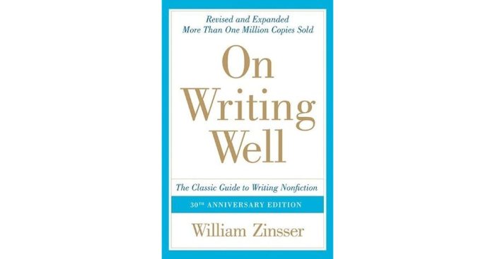 Writing well books zinsser william