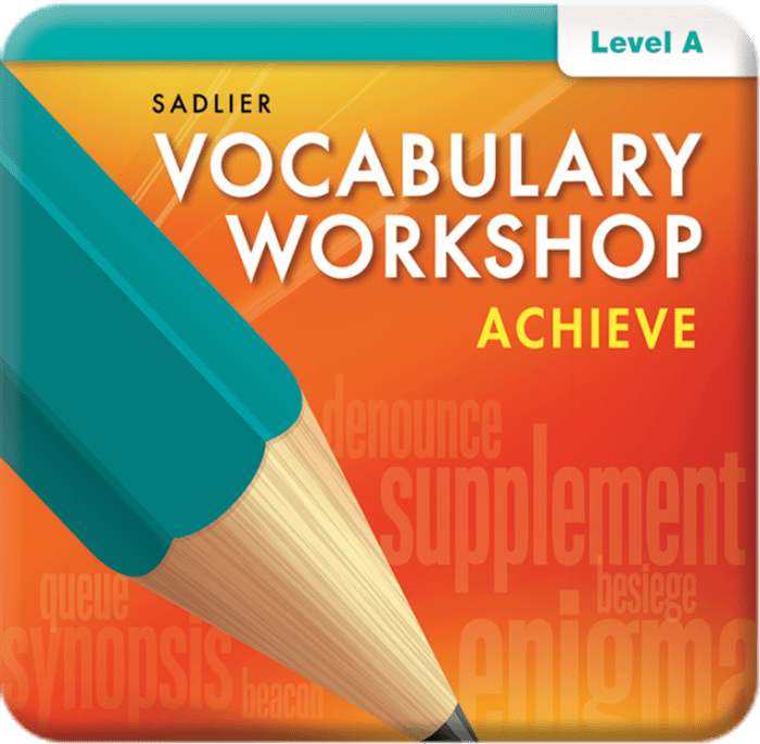 Sadlier vocabulary workshop level orange