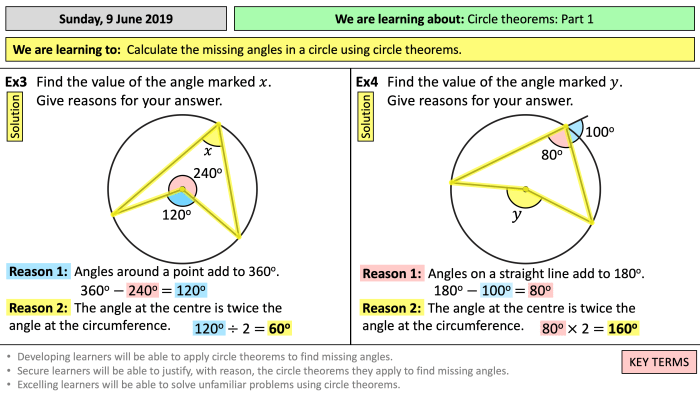 Use the circle below for questions 1-7