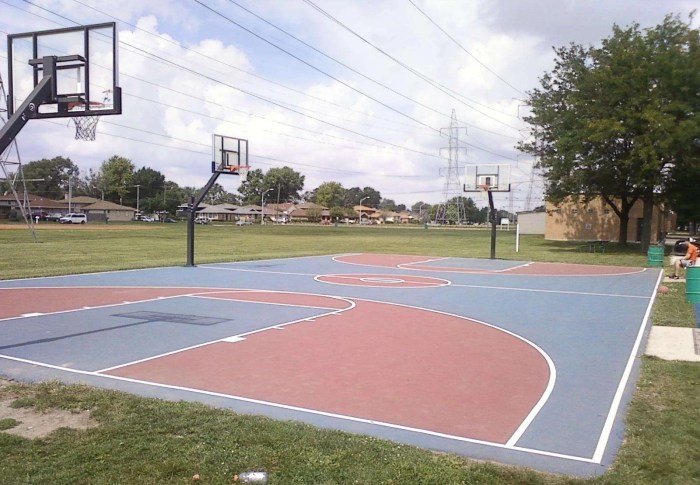 Parque con cancha de basquetbol cerca de mi